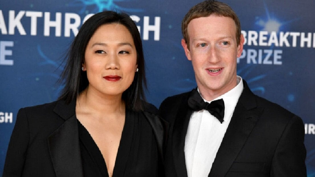 Mark Zuckerberg và vợ Priscilla Chan.