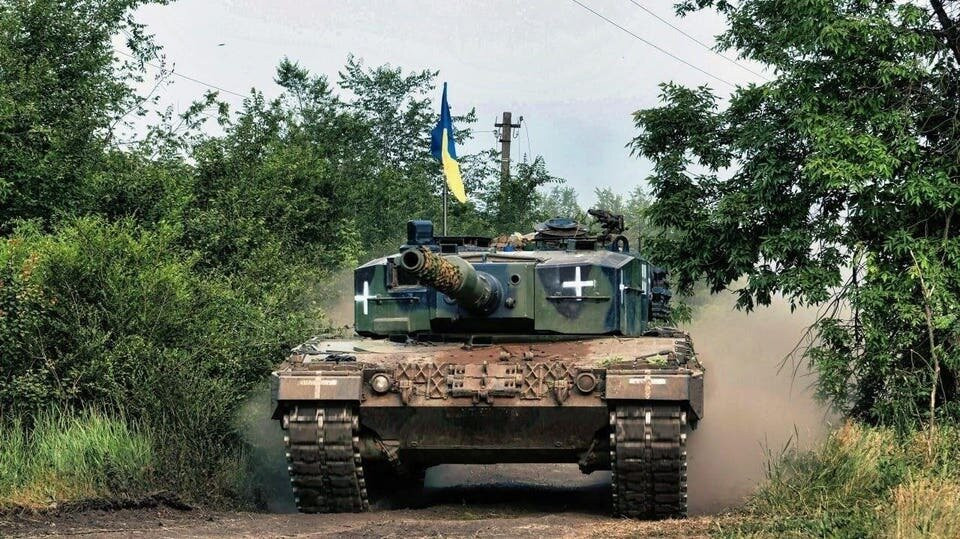 Xe tăng Leopard của Ukraine. (Ảnh: Forbes)