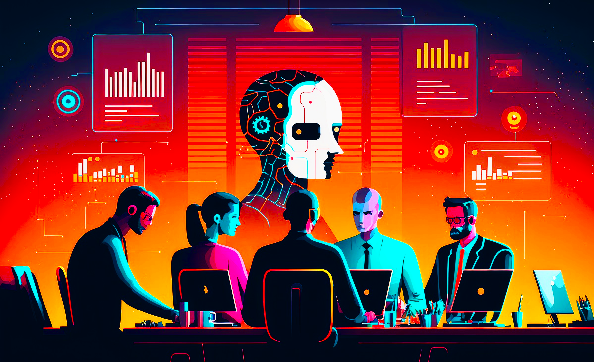 AI tạo sinh có thể giảm số lượng nhân viên ít nhất 5% vào năm 2024. (Ảnh: nutanix)