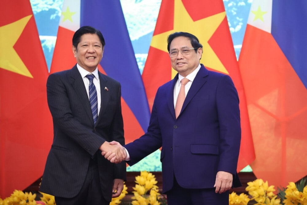 Thủ tướng Phạm Minh Chính và Tổng thống Philippines Ferdinand Romualdez Marcos Jr.