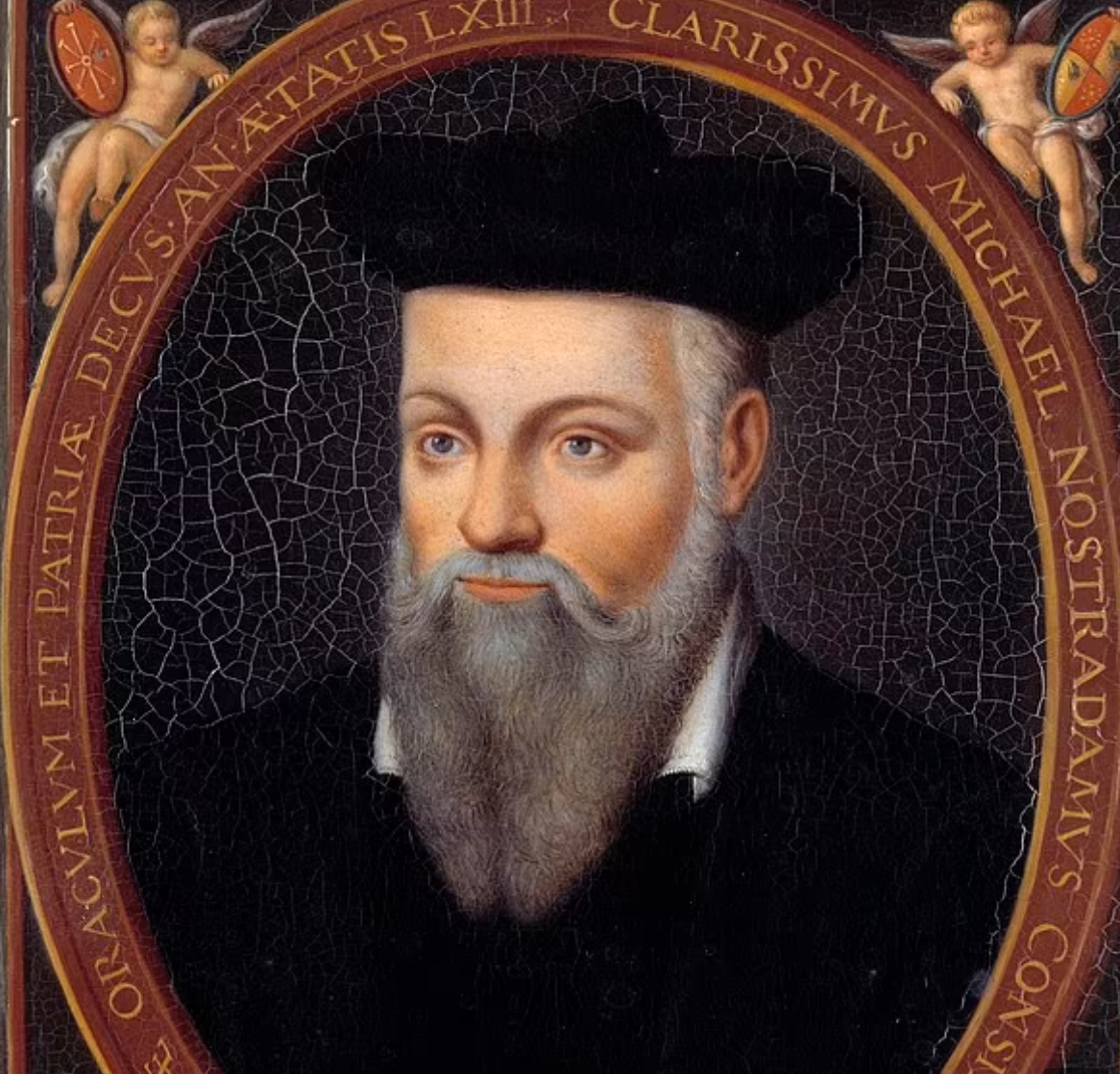 Nhà tiên tri người Pháp Nostradamus. (Ảnh: Daily Mail)