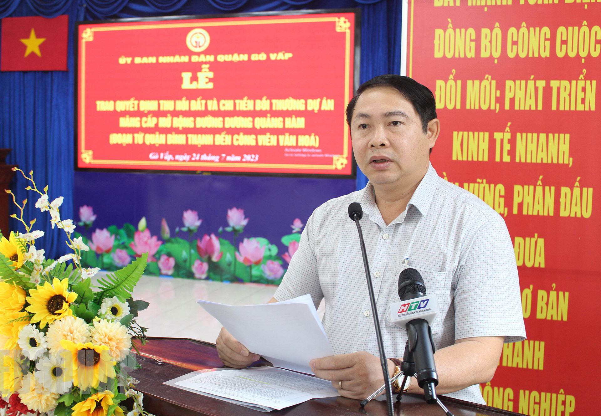 Chủ tịch UBND quận Gò Vấp Dương Trí Dũng. (Ảnh: Website Gò Vấp)