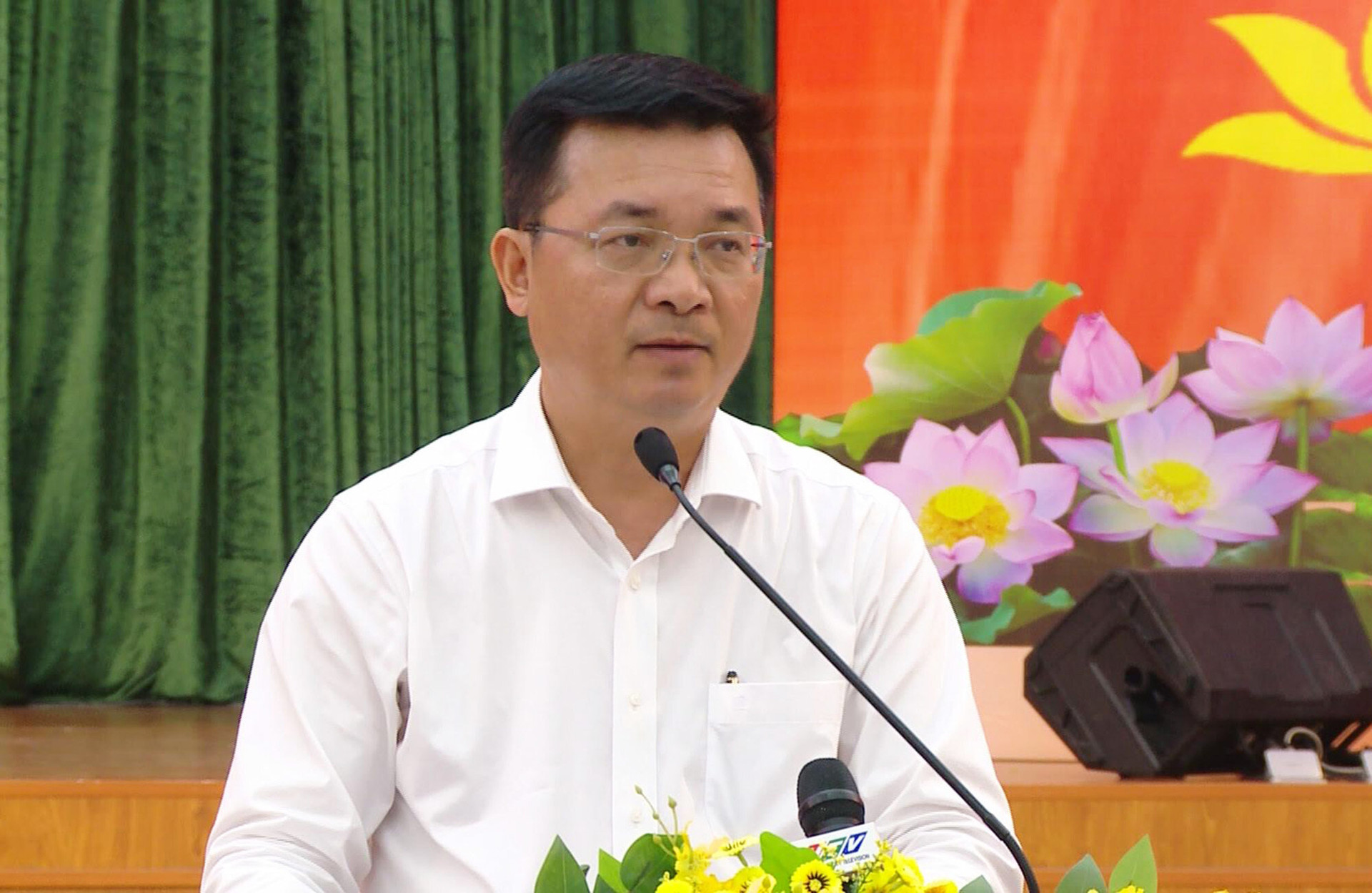 Chủ tịch UBND huyện Huyện Bình Chánh Võ Đức Thanh. (Ảnh: Minh Khôi)