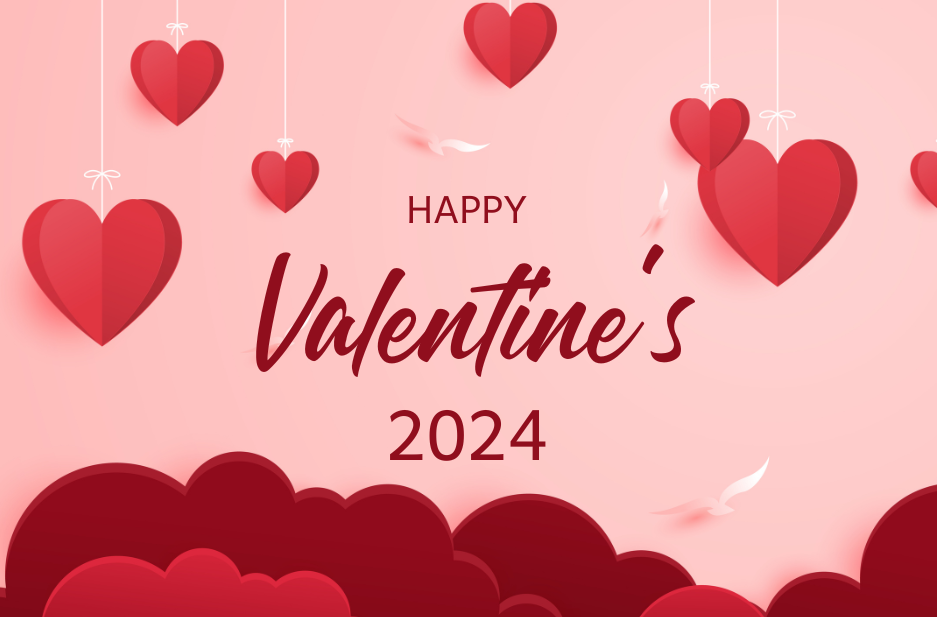 Hãy gửi lời chúc Ngày lễ Tình nhân Valentine 2024 hay và ý nghĩa nhất. (Ảnh: Canva)