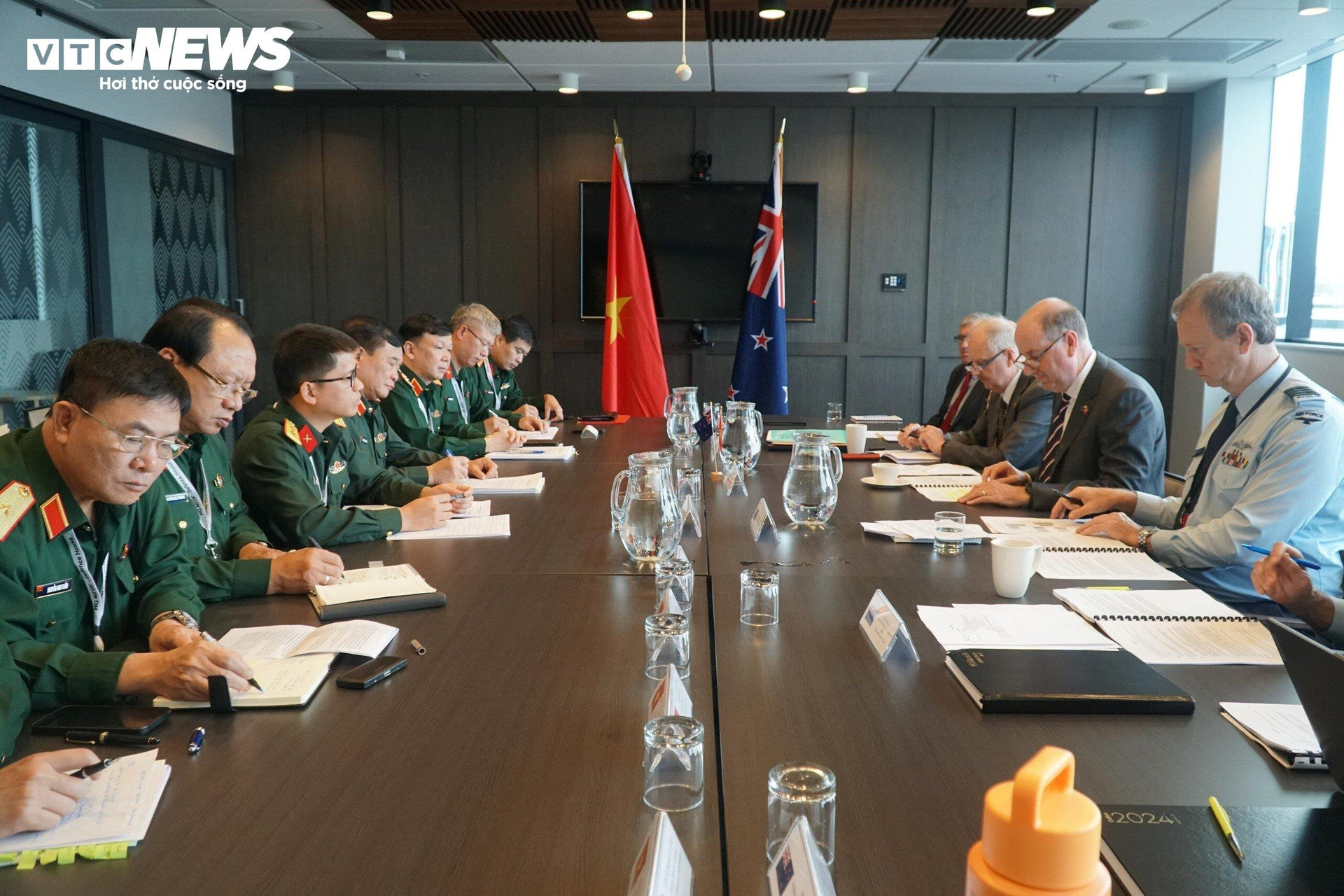 Quang cảnh Đối thoại chính sách quốc phòng Việt Nam-New Zealand lần thứ 4.
