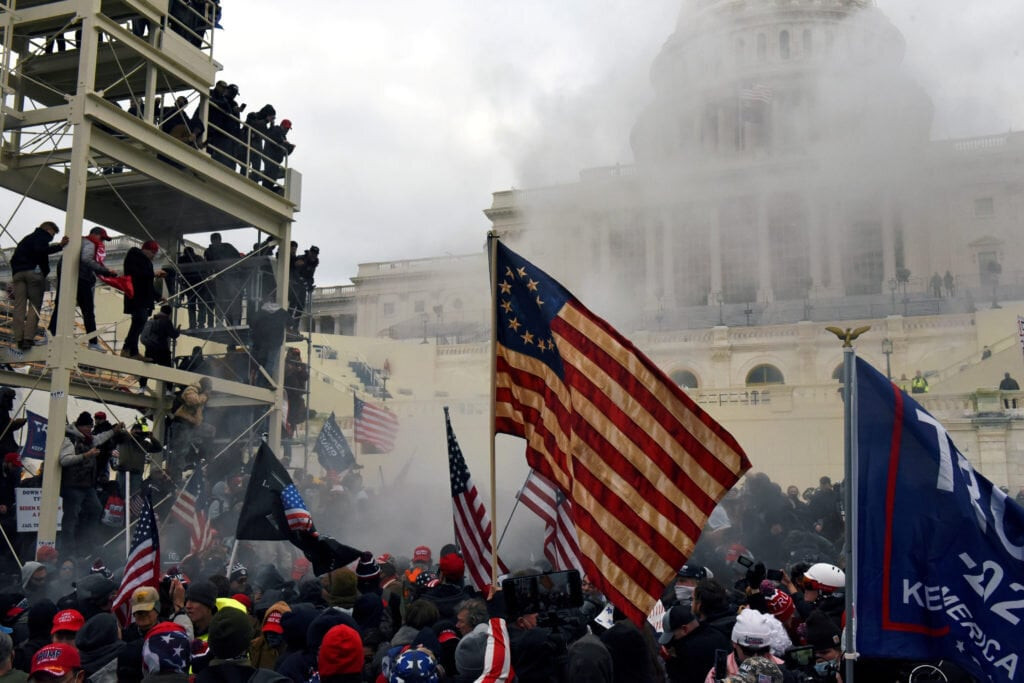 Cuộc bạo loạn tại Điện Capitol vào ngày 6/1/2021.