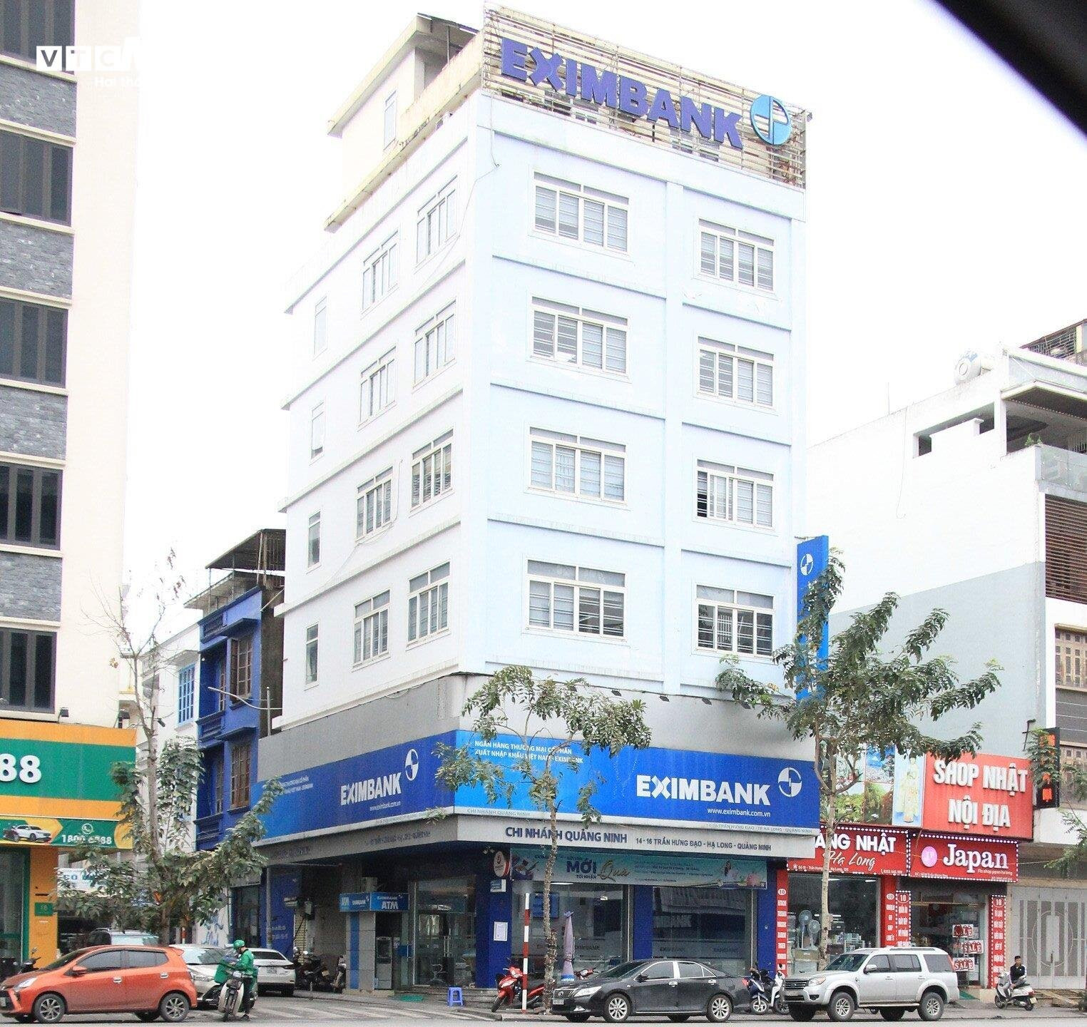 Trụ sở ngân hàng Eximbank chi nhánh Quảng Ninh. (Ảnh: Minh Khang)