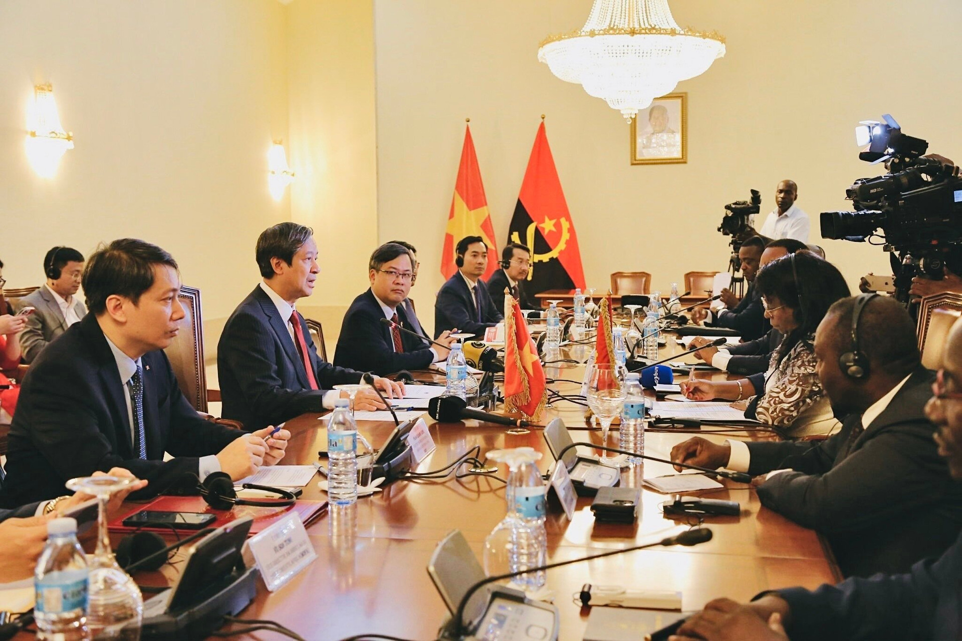 Quang cảnh Kỳ họp thứ VII Ủy ban liên chính phủ Việt Nam - Angola.