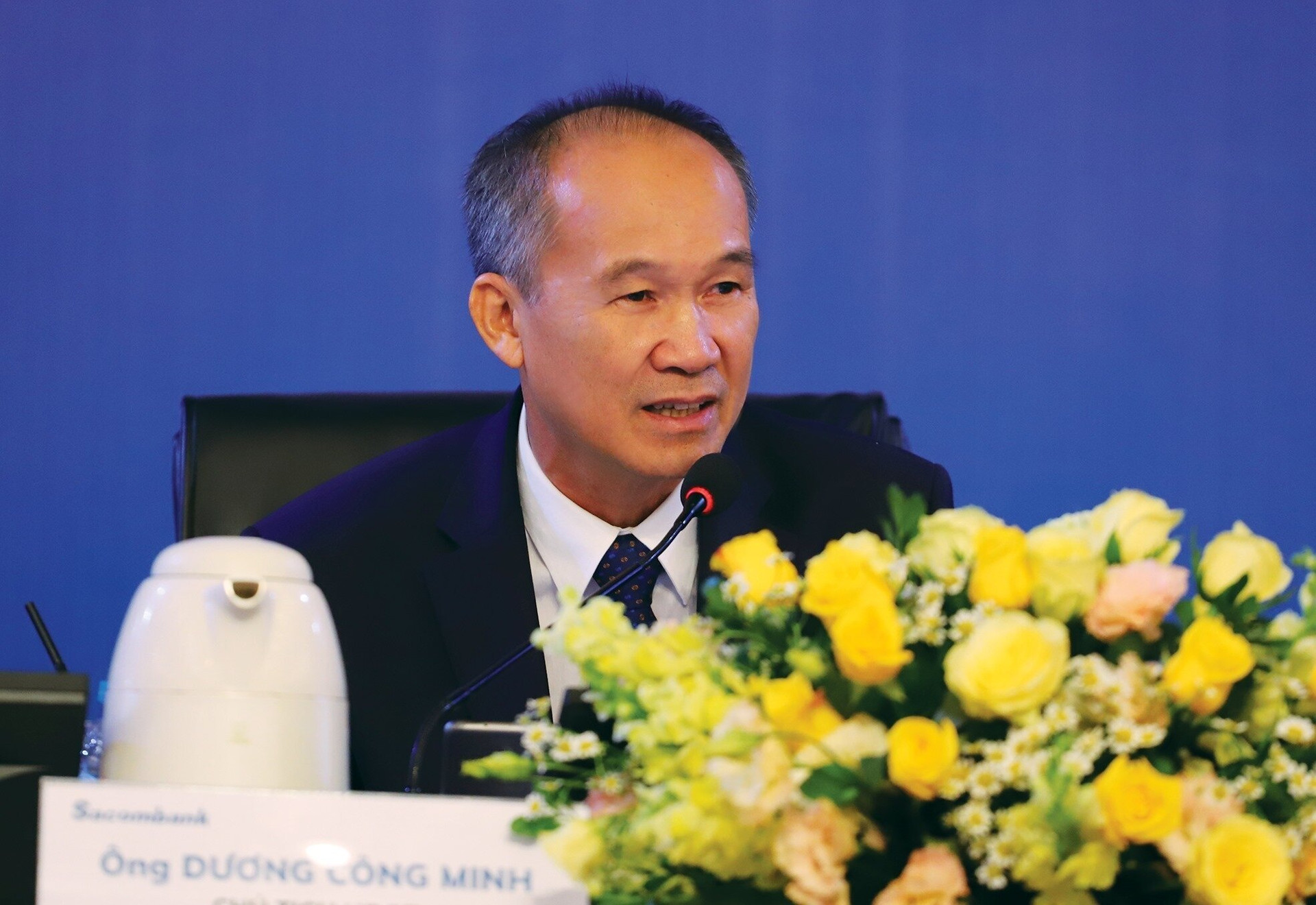 Ông Dương Công Minh, Chủ tịch HĐQT Ngân hàng Sacombank. (Ảnh: Đ.V)