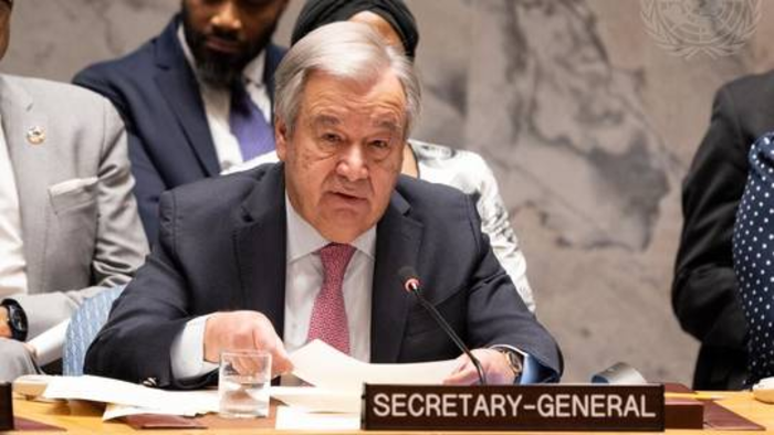 Tổng thư ký Liên hợp quốc Antonio Guterres. (Ảnh: RT)