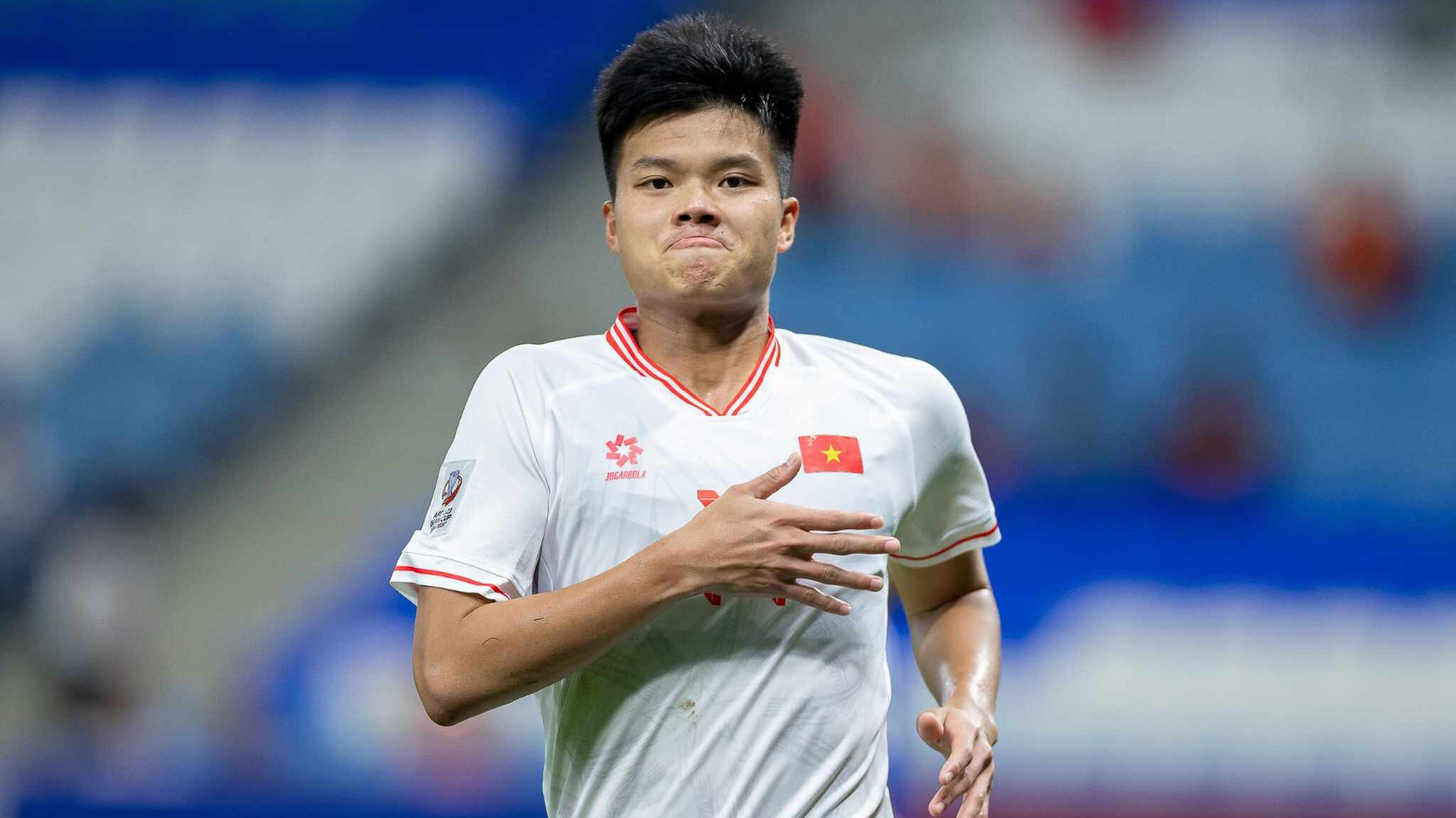 Văn Tùng là điểm sáng hiếm hoi dù U23 Việt Nam thắng Kuwait tới 3-1. (Ảnh: VFF)