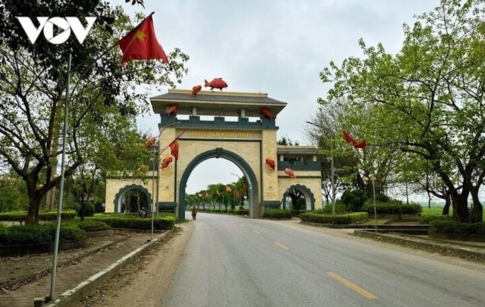 Xã Quỳnh Đôi, huyện Quỳnh Lưu, Nghệ An nổi tiếng là làng khoa bảng, quê hương “Bà chúa thơ Nôm” sẽ bị đổi tên trong lần sáp nhập này. (Ảnh: VOV)