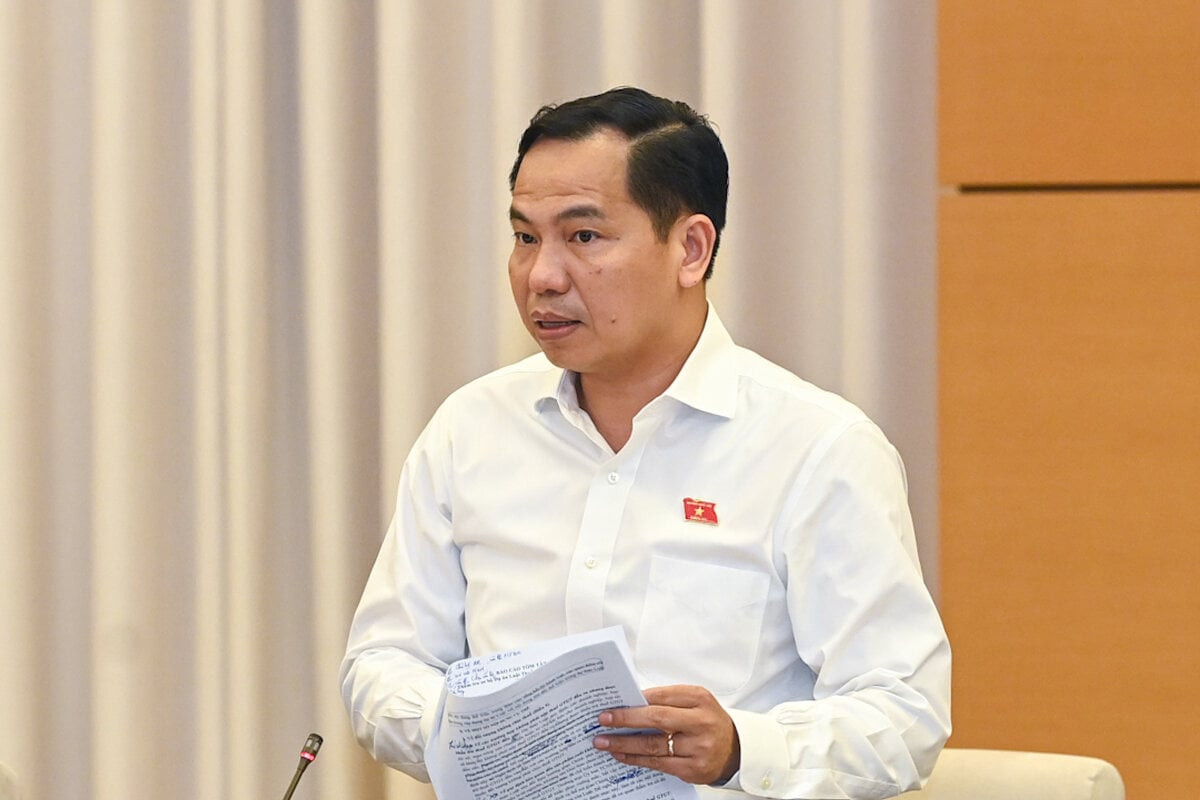 Chủ nhiệm Ủy ban Tài chính - Ngân sách Lê Quang Mạnh. (Ảnh: Duy Linh)