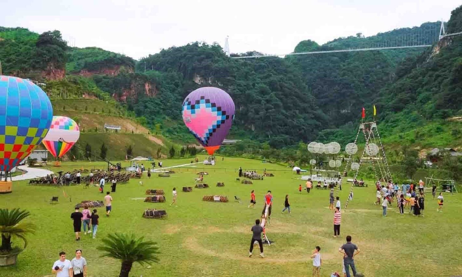 Khu du lịch Mộc Châu Island, xã Mường Sang, huyện Mộc Châu. (Ảnh: Báo Sơn La)