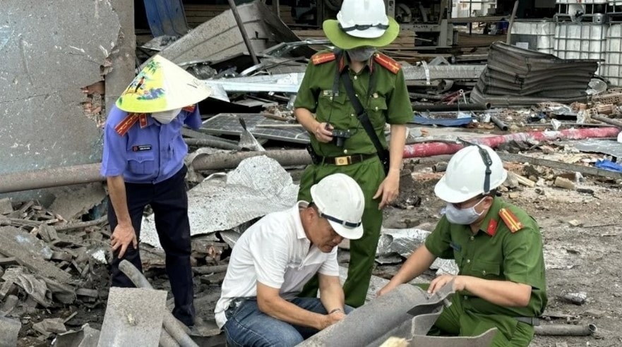 cong an Dong nai thong tin nguyen nhan vu no lo hoi lam 6 nguoi chet hinh anh 1