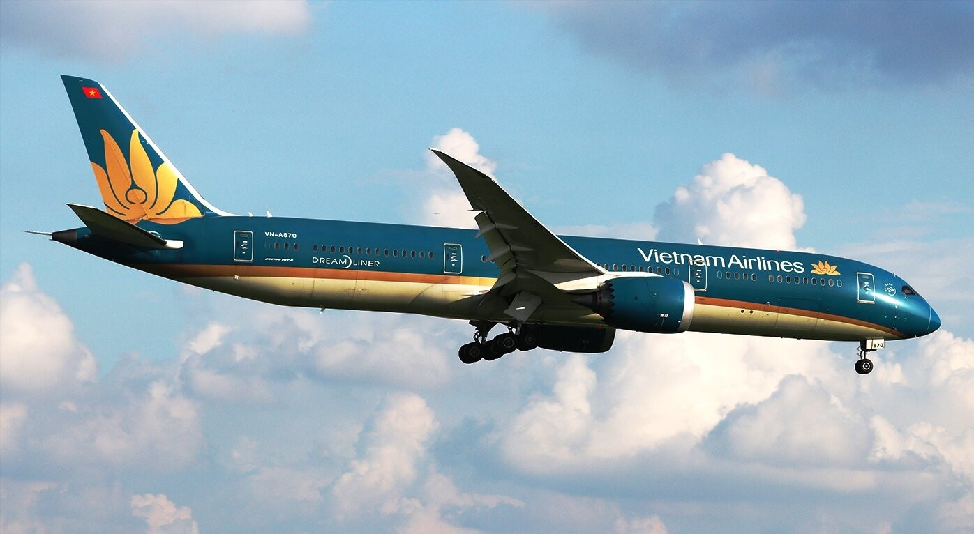 Hình ảnh một chiếc Boeing 787 của Vietnam Airlines được air spotter Việt đưa lên trang Jetphotos.net (Ảnh: Jetphotos.net)