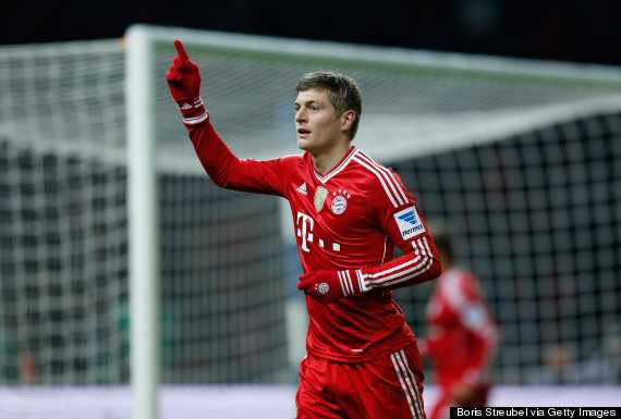 Toni Kroos giành tổng cộng 6 chức vô địch Champions League (1 lần cùng Bayern, 5 lần cùng Real Madrid)