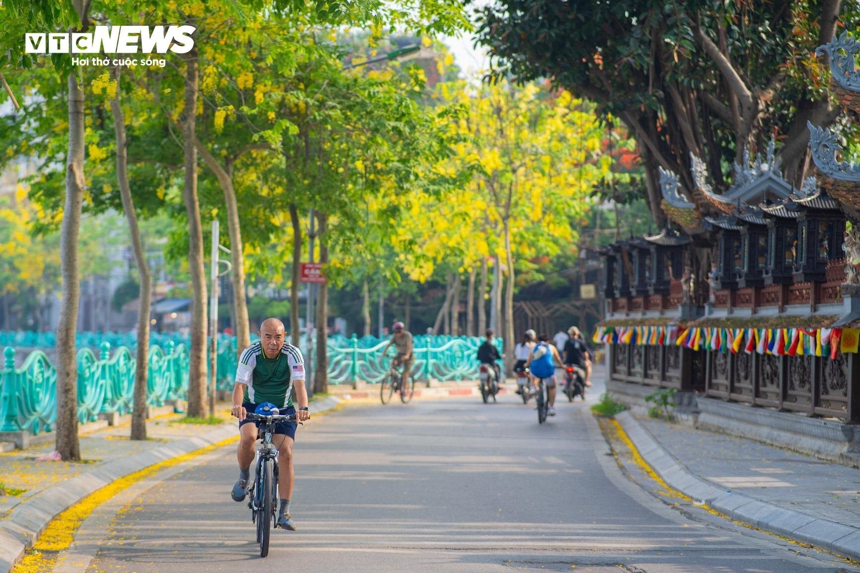 Những con đường ven hồ Tây đẹp nao lòng mùa hoa đa sắc màu - 15