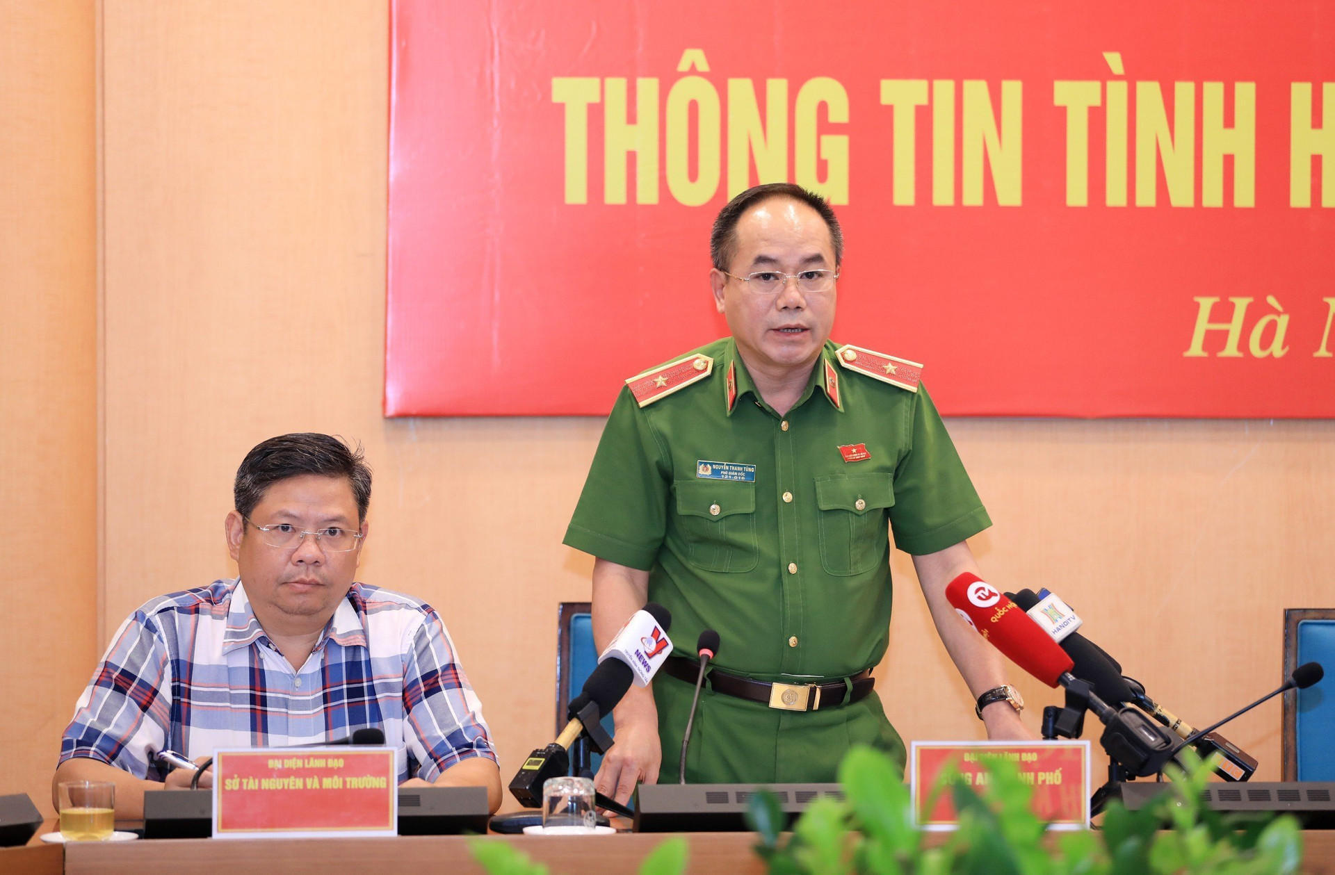 Thiếu tướng Nguyễn Thanh Tùng thông tin về kết quả điều tra vụ cháy nhà trọ khiến 14 người chết.