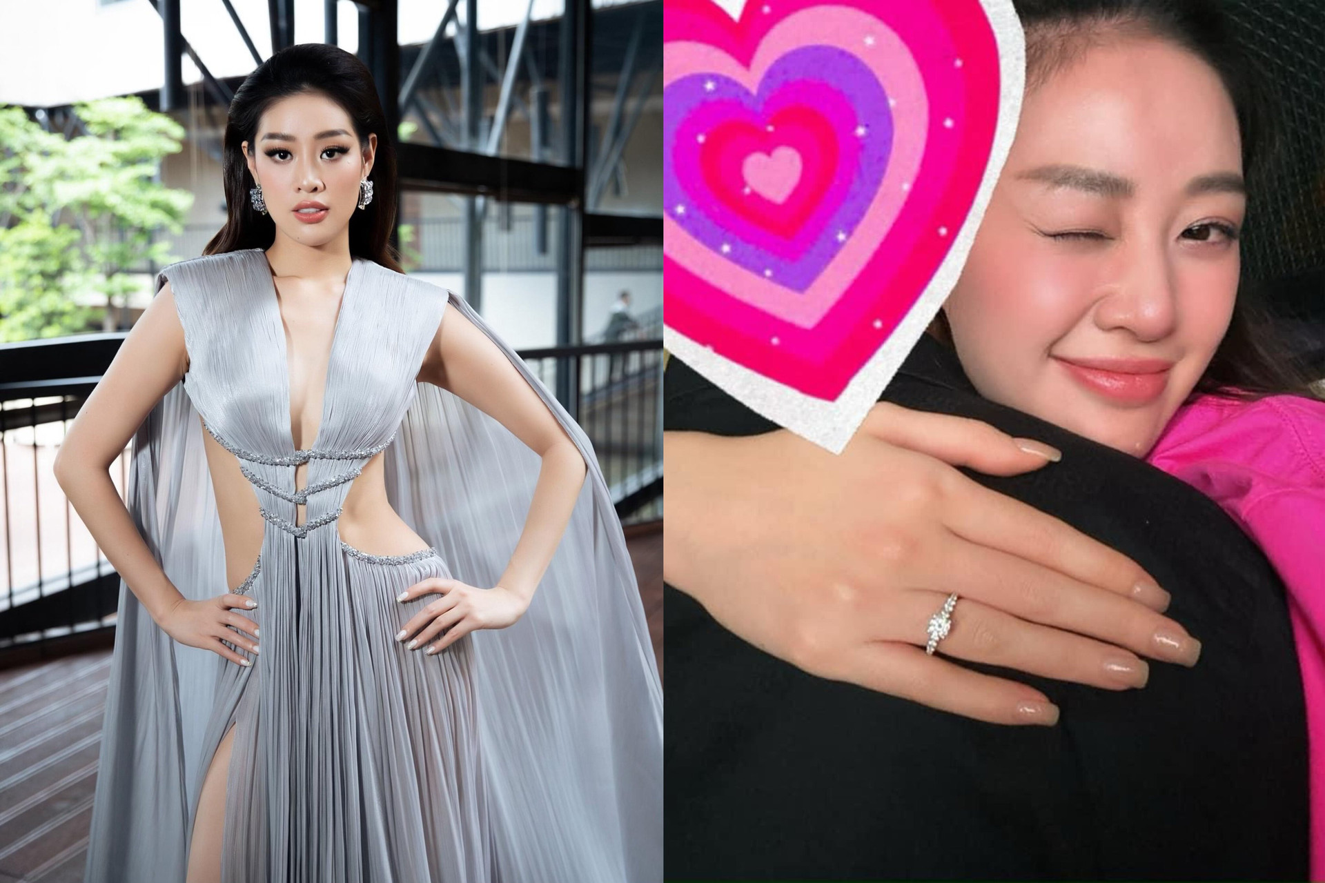 Hoa hậu Khánh Vân vừa được bạn trai cầu hôn.
