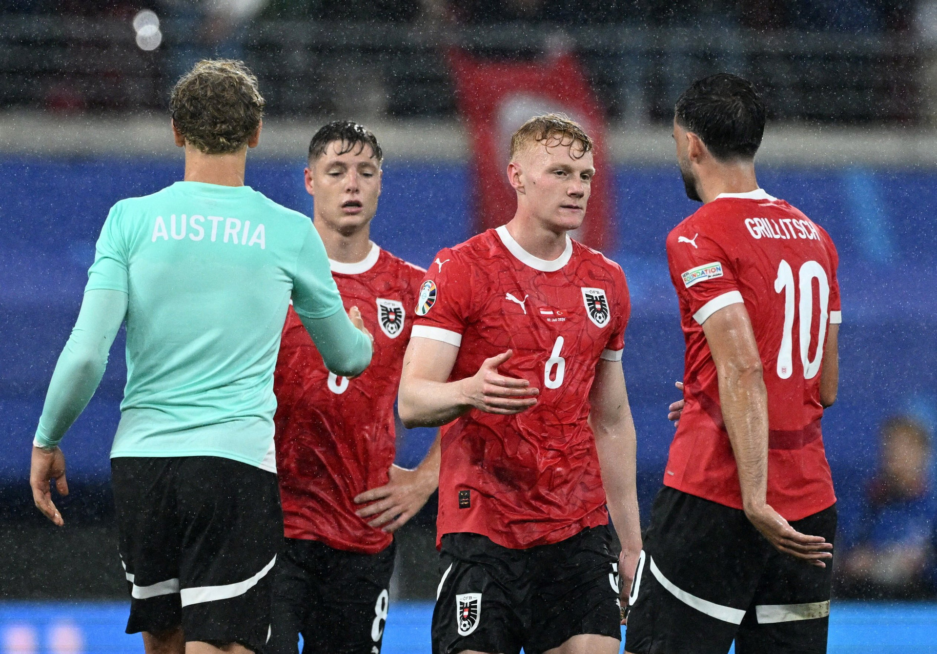 Áo dừng chân ở vòng 16 đội EURO 2024.