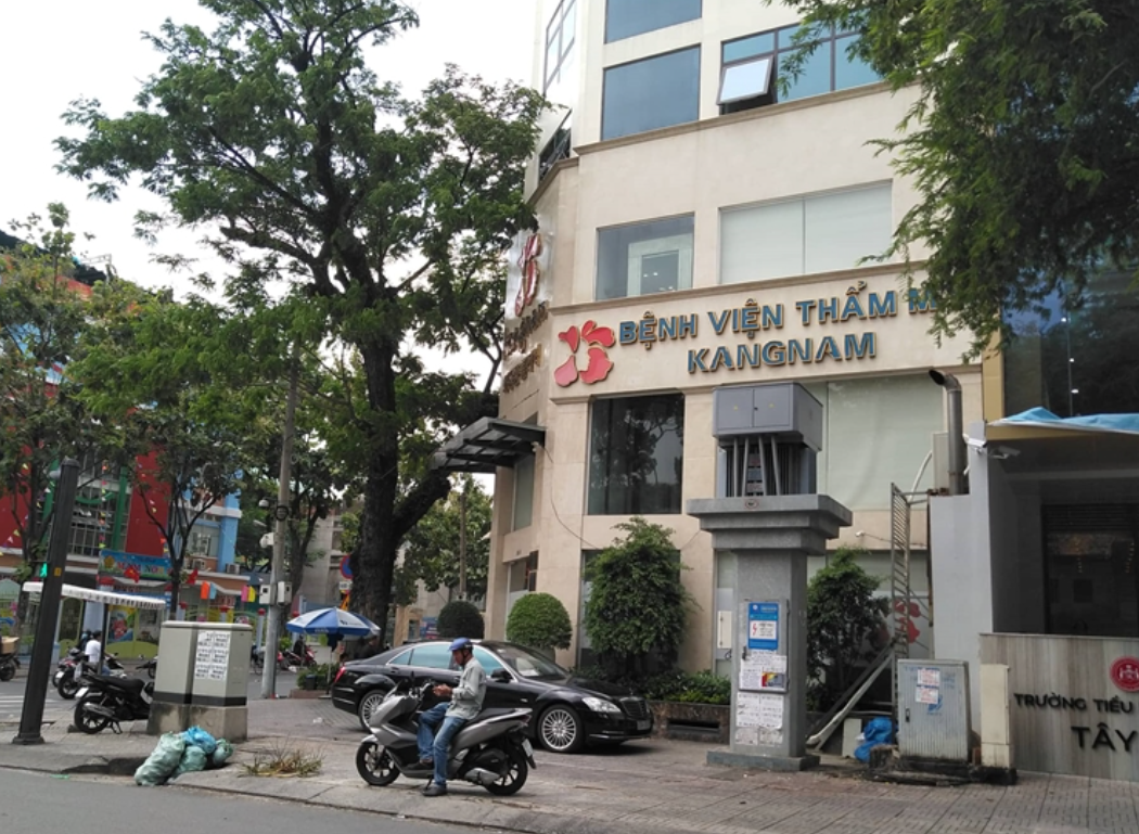 Bệnh viện Thẩm mỹ Kangnam (666 Cách Mạng Tháng Tám, Phường 5, quận Tân Bình).