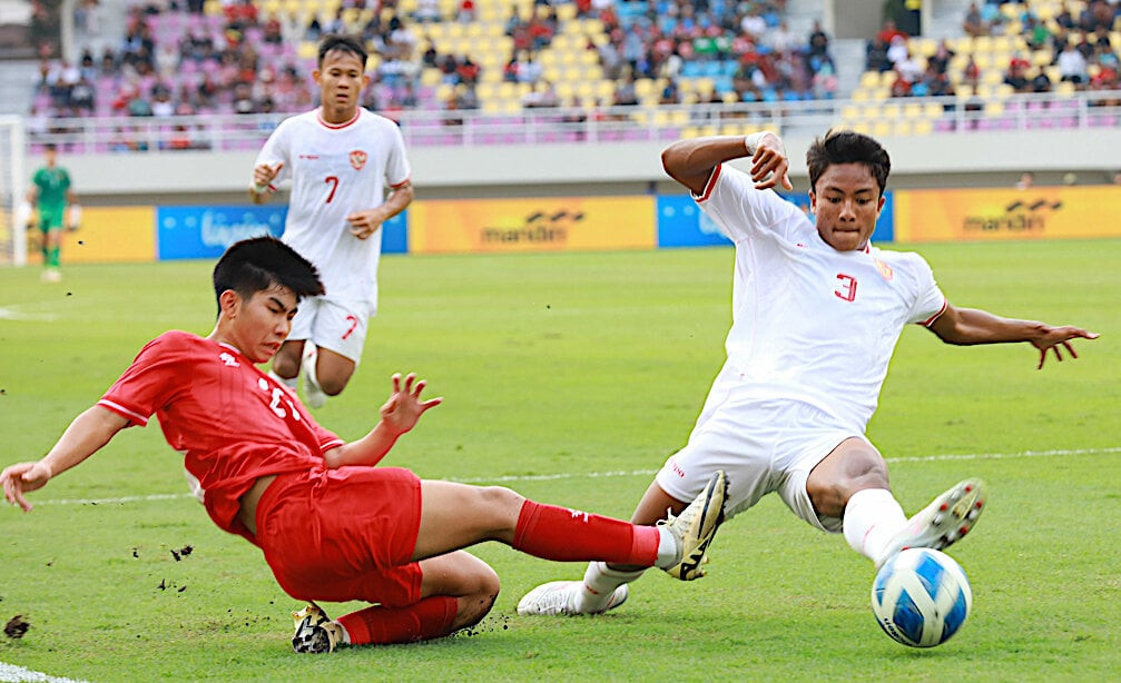 U16 Việt Nam thua đậm U16 Indonesia.