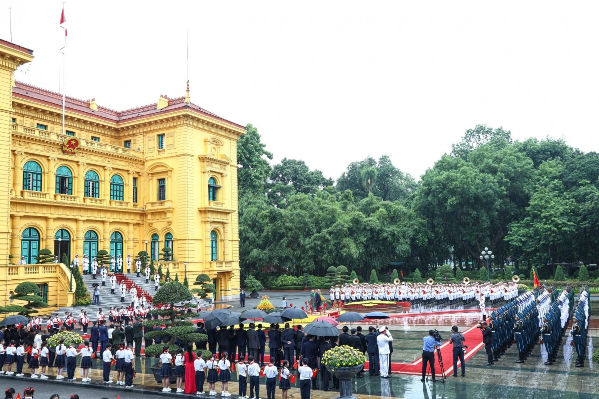 chủ tịch nước tô lâm chủ trì lễ đón tổng thống timor-leste hình ảnh 1 chu tich nuoc to lam chu tri le don tong thong timor-leste hinh anh 1