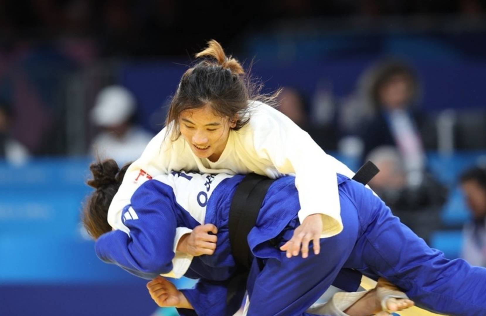 Nữ võ sĩ Judo số 1 Đông Nam Á - Hoàng Thị Tình - thất bại ngay trận ra quân Olympic.