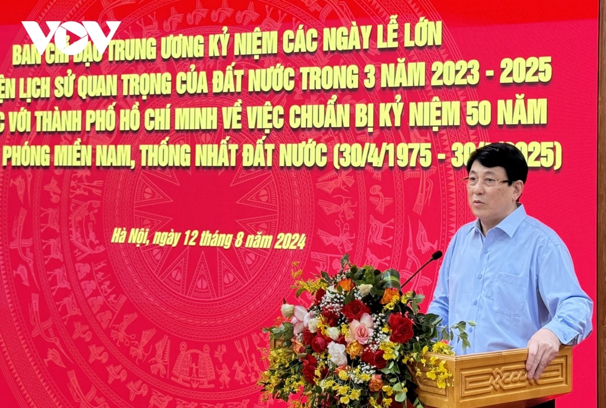 ra soat cong tac chuan bi cho ky niem 50 nam ngay giai phong mien nam, thong nhat dat nuoc hinh anh 1