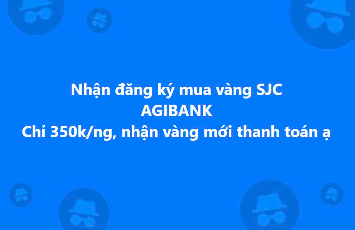 Giá đăng ký mua hộ 1 lượng vàng được chào với nhiều mức khác nhau tùy đơn vị bán. (Ảnh: FB)