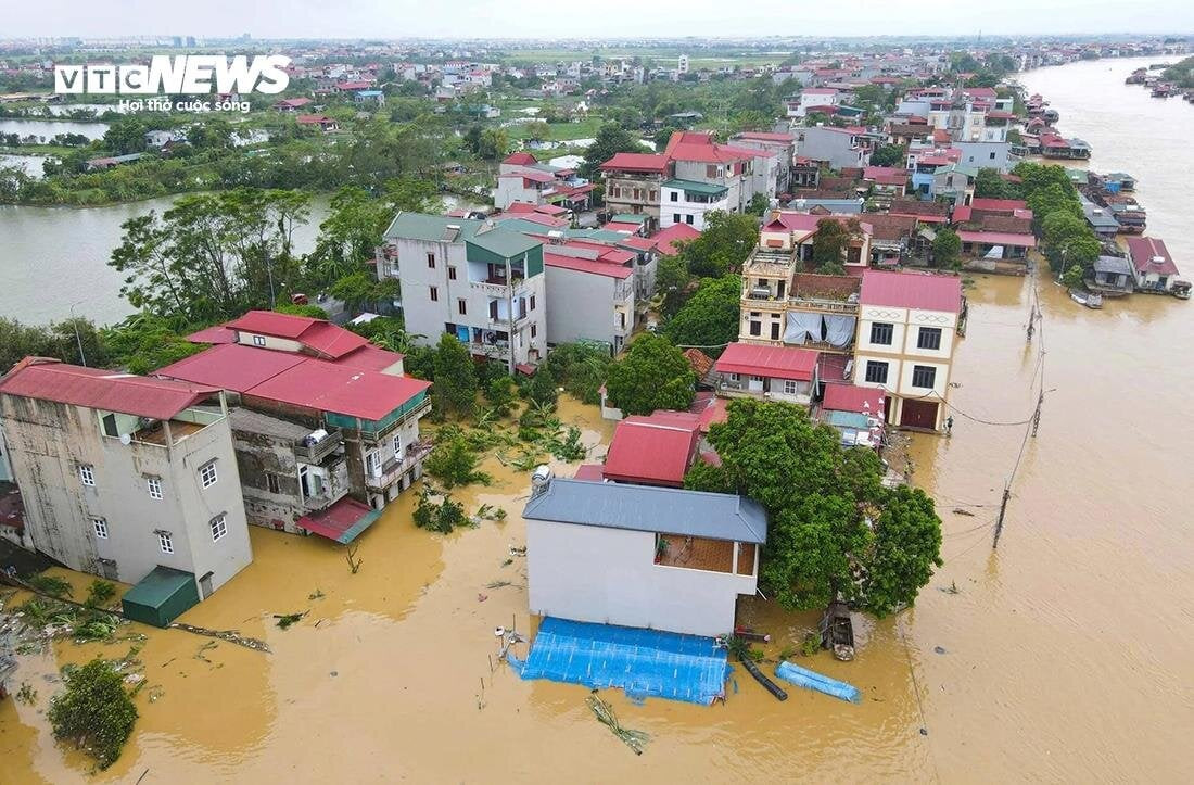 Đợt lũ đang xảy ra ở miền Bắc là hiếm gặp. (Ảnh: Văn Chương)