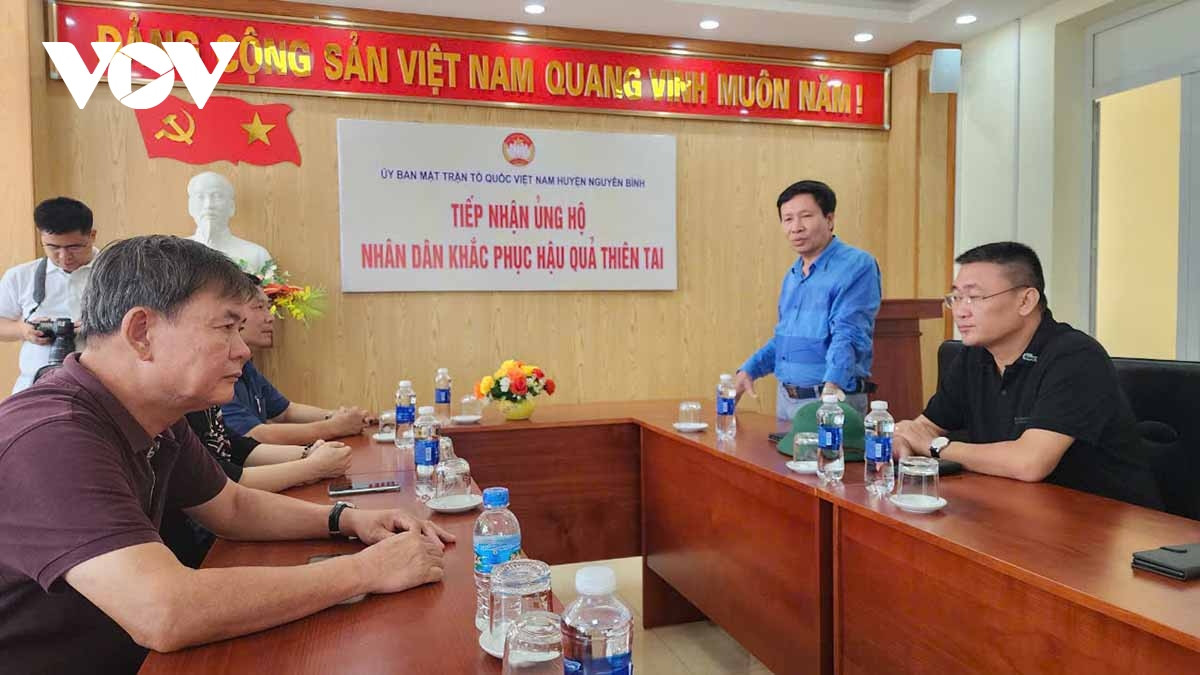 cong doan Dai tnvn ung ho dong bao thien tai tai nguyen binh, cao bang hinh anh 3