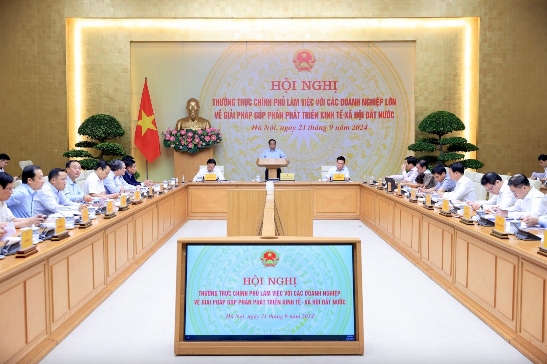 Toàn cảnh hội nghị. (Ảnh: VGP/Nhật Bắc)