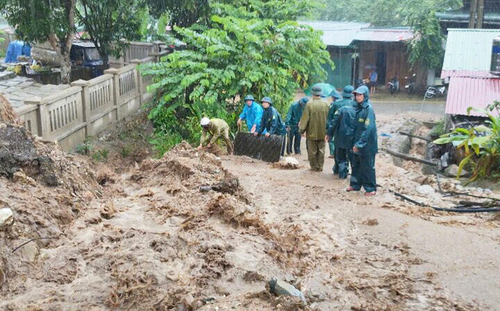 Dự báo thời tiết ngày 23/9, Thanh Hoá đến Thừa Thiên Huế mưa lớn, đề phòng lũ quét và sạt lở nhiều nơi. (Ảnh: Báo Thanh Hoá)