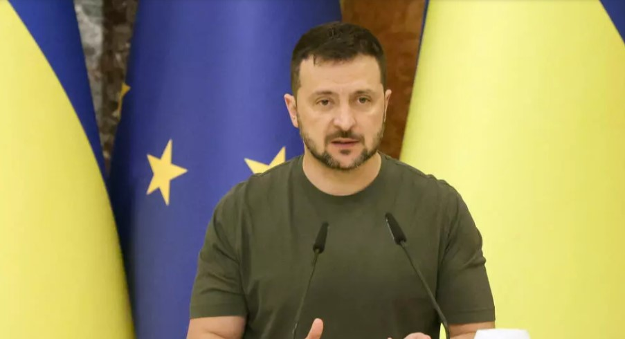 Tổng thống Ukraine Volodymyr Zelensky. (Ảnh: Getty)