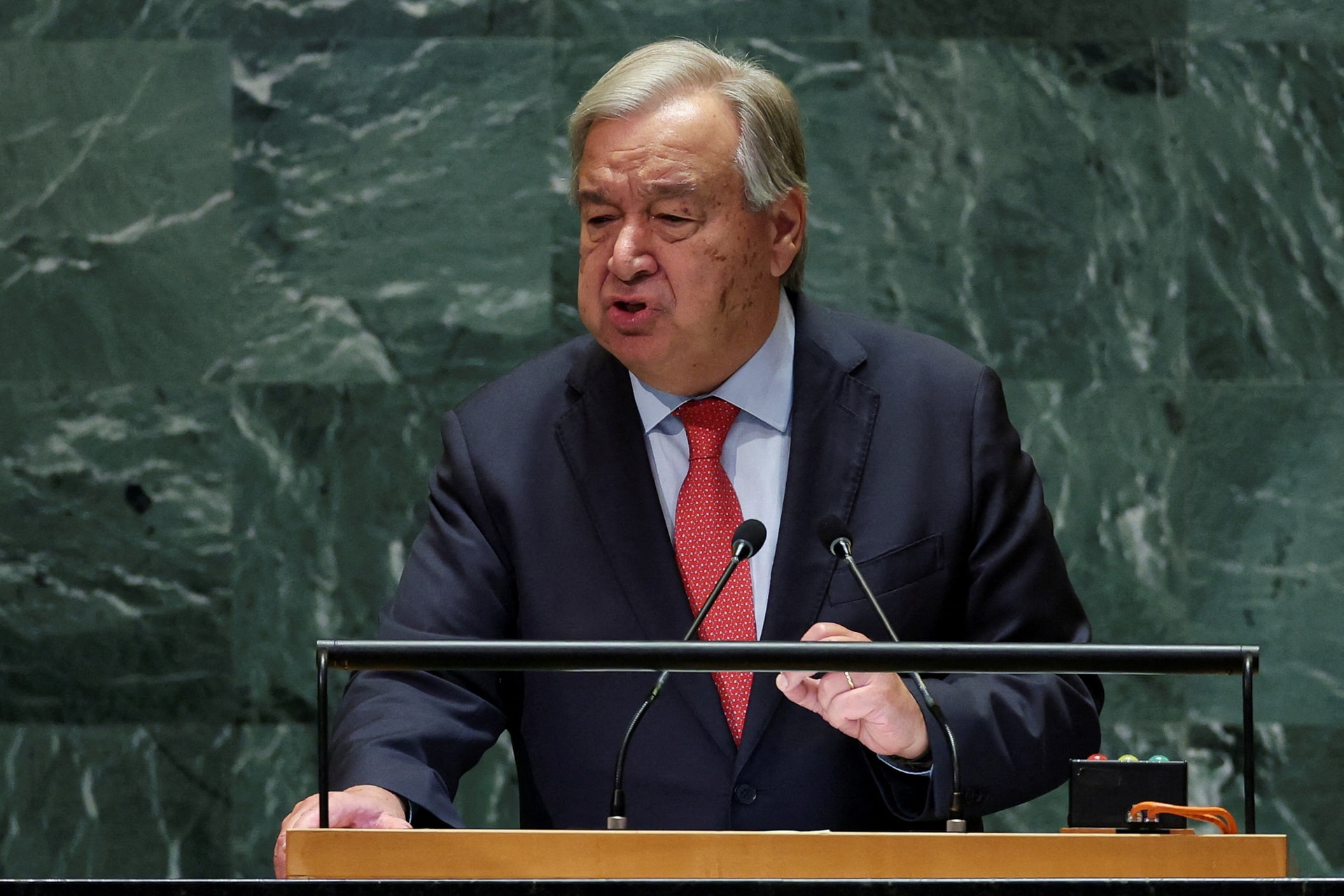 Tổng thư ký Liên hợp quốc Antonio Guterres. (Ảnh: Reuters)