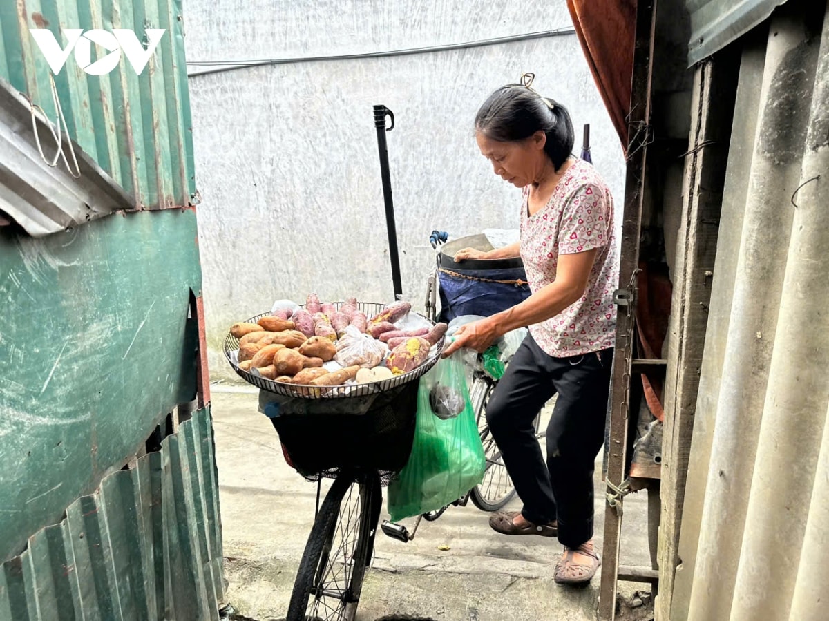 nguoi dan bai song hong ha noi nhoc nhan muu sinh tro lai sau lu du hinh anh 1