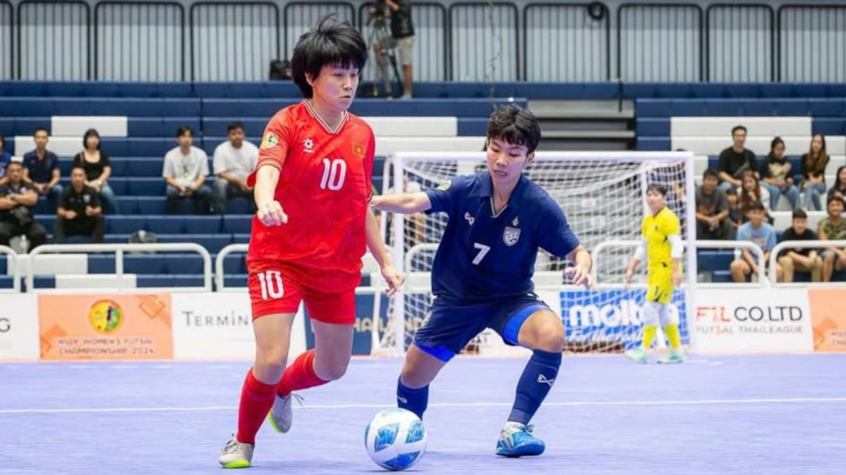 Dai dien viet nam gap thai lan tai chung ket vong bang giai futsal nu Dong nam A 2024 hinh anh 1