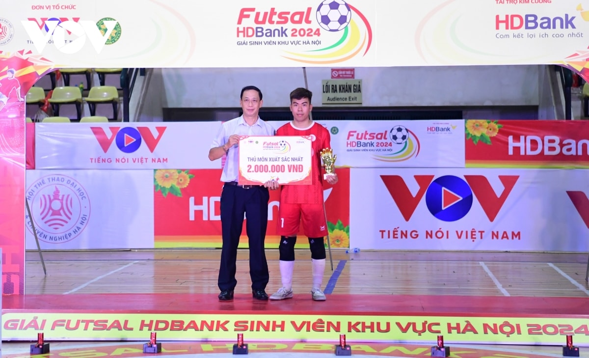 be mac giai futsal hdbank sinh vien khu vuc ha noi 2024 hinh anh 5