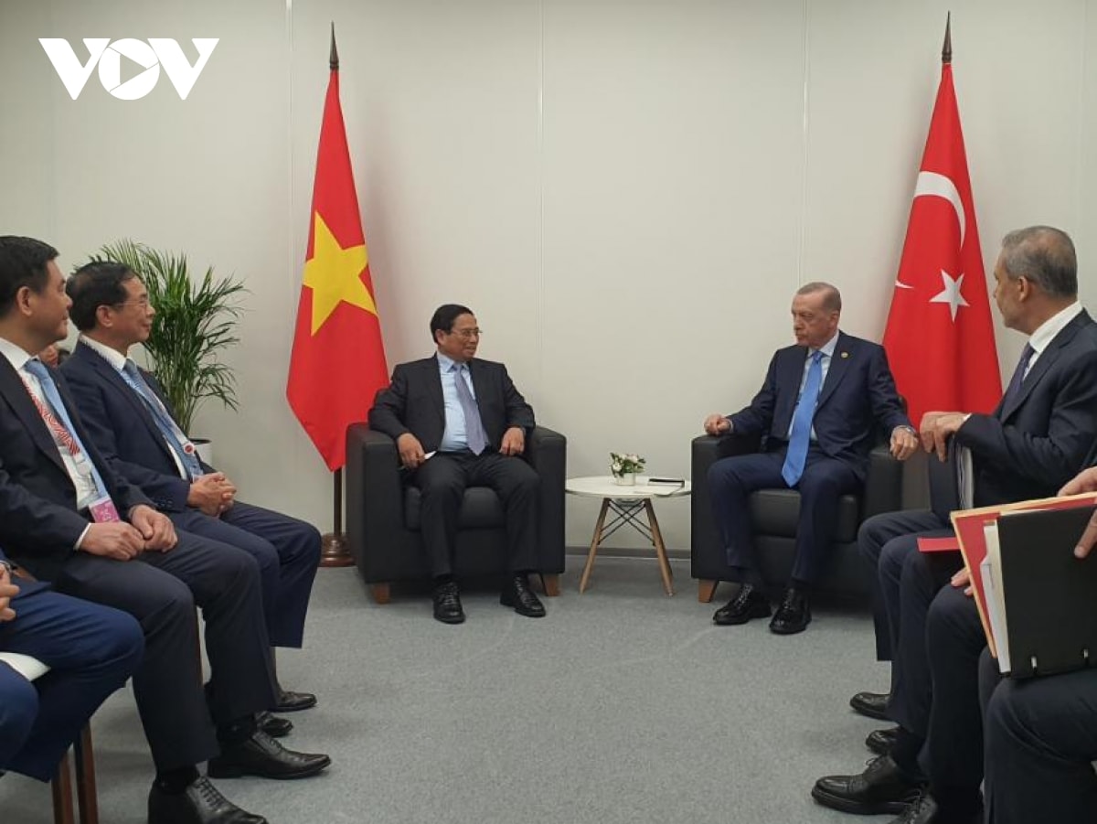 thu tuong chinh phu pham minh chinh gap tong thong tho nhi ky recep tayyip erdogan hinh anh 1