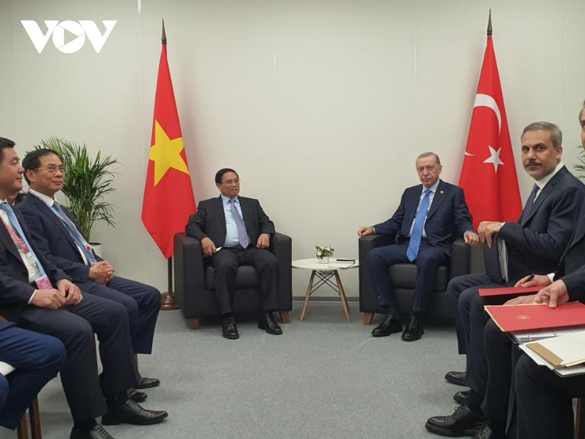 thu tuong chinh phu pham minh chinh gap tong thong tho nhi ky recep tayyip erdogan hinh anh 2