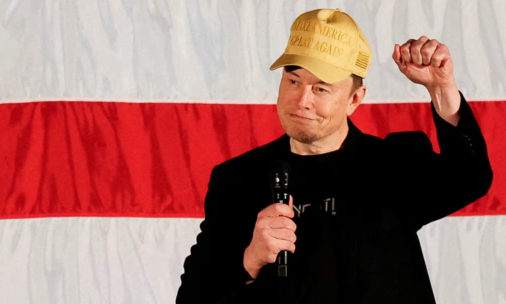 Tỷ phú Elon Musk tại một cuộc mít tinh của Trump vào tháng 10. (Ảnh: Reuters)