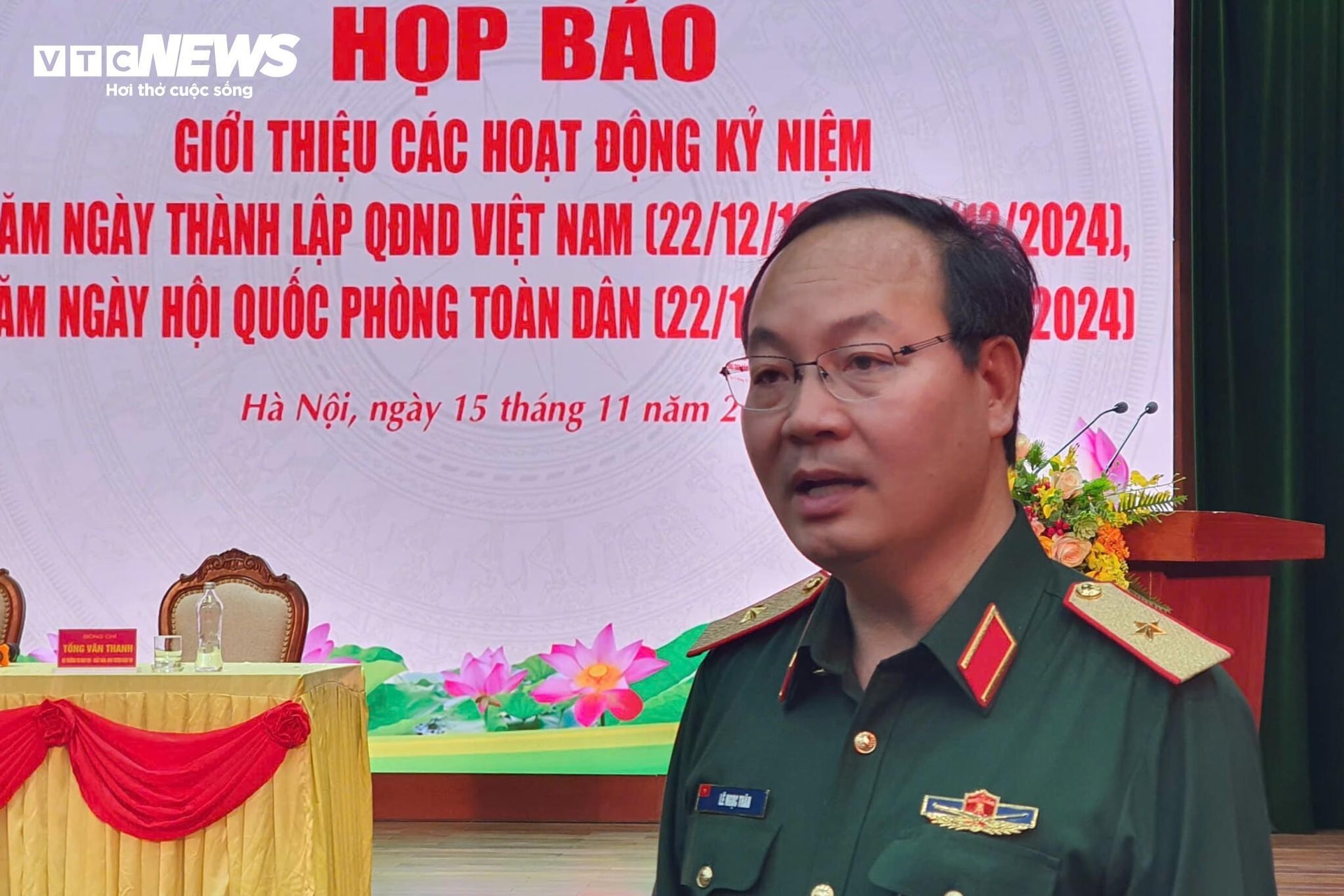 Thiếu tướng Lê Ngọc Thân, Chủ nhiệm Chính trị Tổng cục Công nghiệp Quốc phòng.