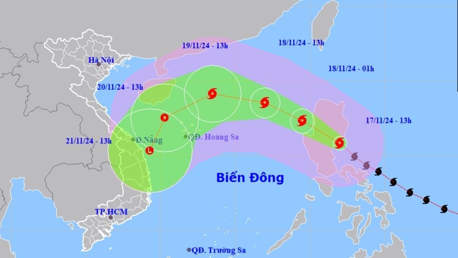 bao man-yi dang dang tien vao bien Dong hinh anh 1