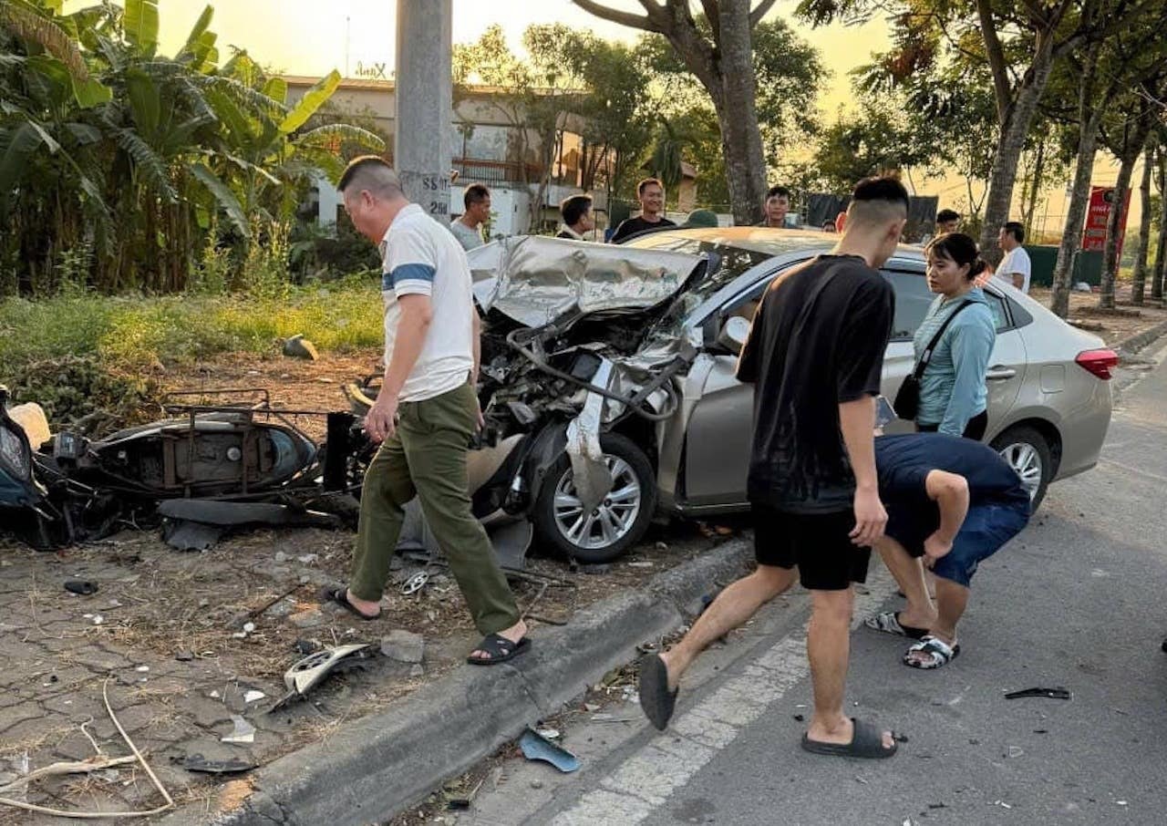 D. lái xe ô tô gây tai nạn trên đường bỏ chạy.