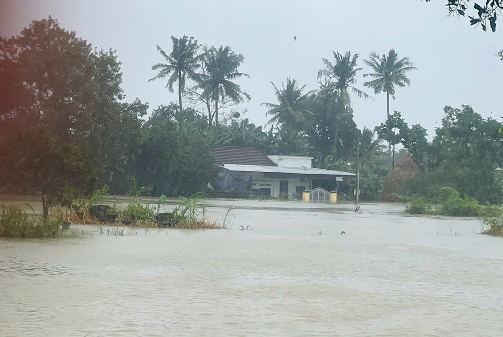 mua lon nuoc ngap nhieu ho dan o thi xa Duc pho, quang ngai hinh anh 5