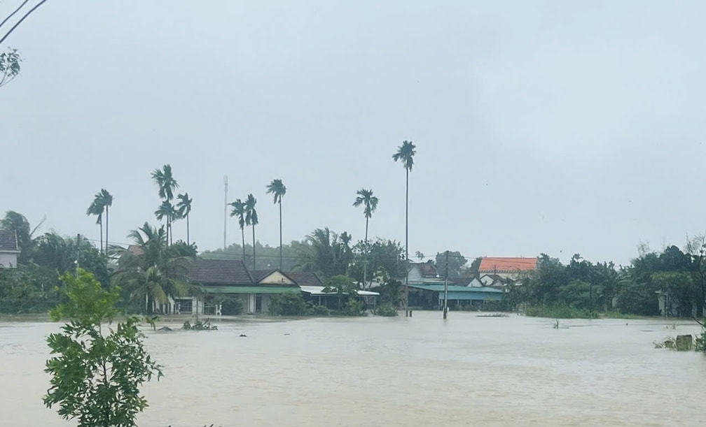 mua lon nuoc ngap nhieu ho dan o thi xa Duc pho, quang ngai hinh anh 3