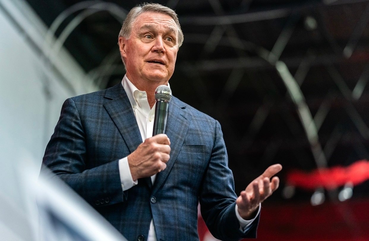 Cựu Thượng nghị sĩ David Perdue. (Ảnh: Getty)