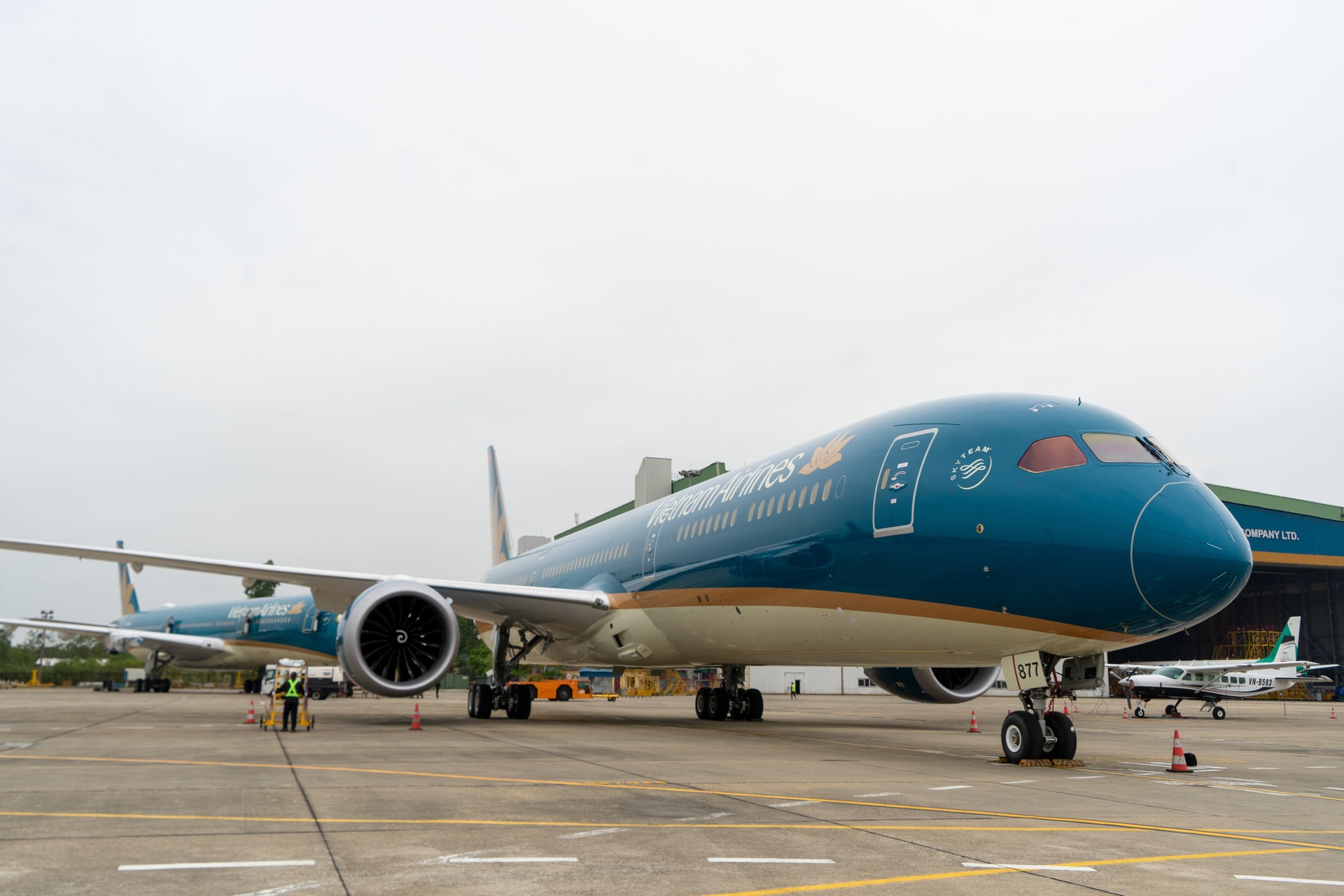 Vietnam Airlines bổ sung loại máy bay thân rộng Boeing 787 để phục vụ hành khách dịp Tết.